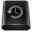 Black Drive Backup Icon 32x32 png